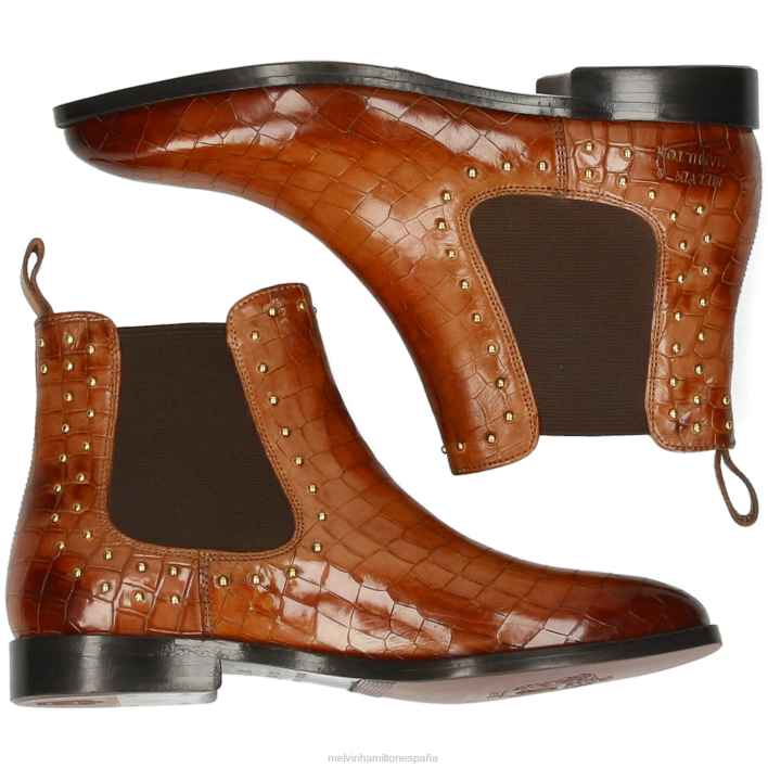 katrina 3 mujer Melvin & Hamilton marrón claro JRT4968 botines