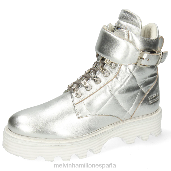 leonie 11 mujer Melvin & Hamilton plata JRT41102 botines