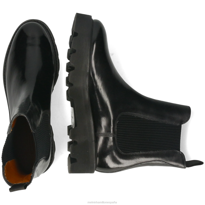 leonie 5 mujer Melvin & Hamilton negro JRT4810 botines