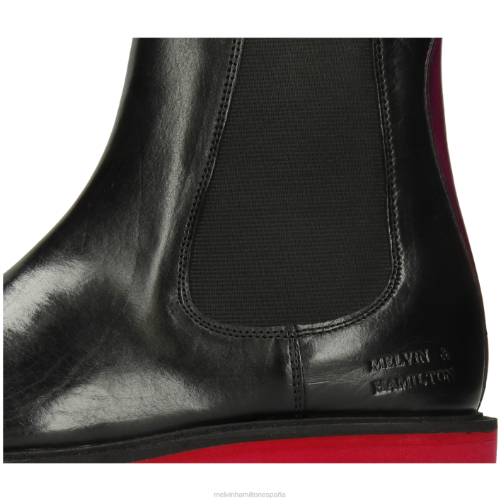 leonie 5 mujer Melvin & Hamilton negro JRT4897 botines