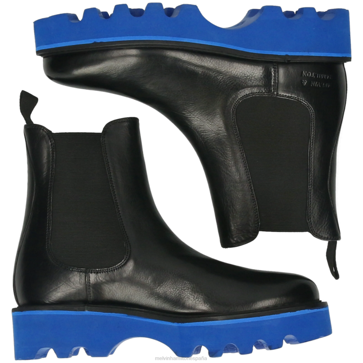 leonie 5 mujer Melvin & Hamilton negro JRT4926 botines