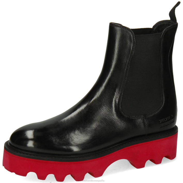 leonie 5 mujer Melvin & Hamilton negro JRT4941 botines