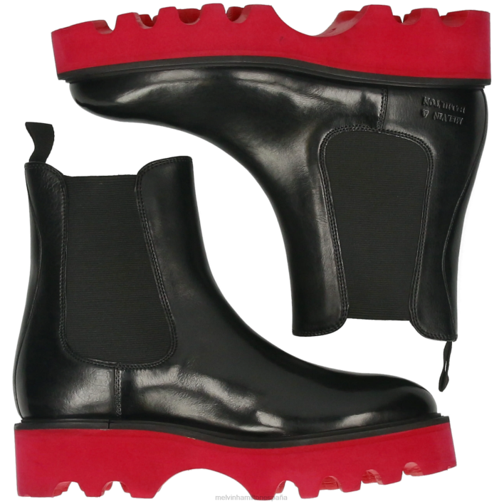 leonie 5 mujer Melvin & Hamilton negro JRT4941 botines