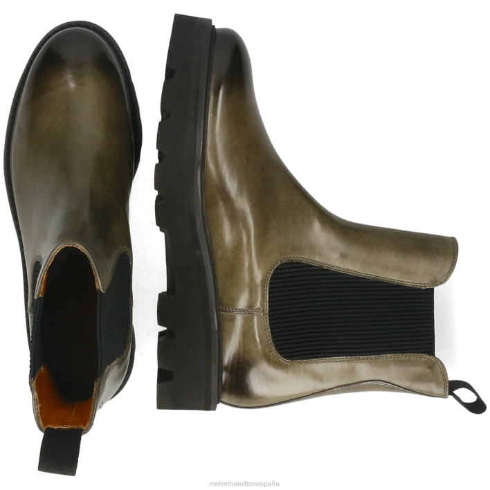 leonie 5 mujer Melvin & Hamilton verde JRT4806 botines