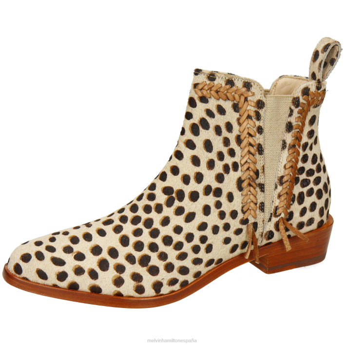 marlín 10 mujer Melvin & Hamilton marrón claro JRT4777 botines