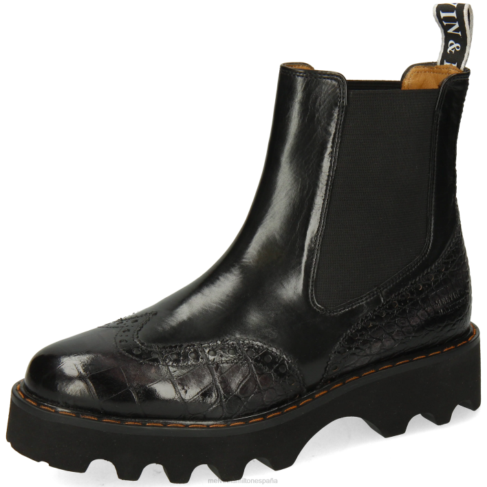 mega 37 mujer Melvin & Hamilton negro JRT4911 botines