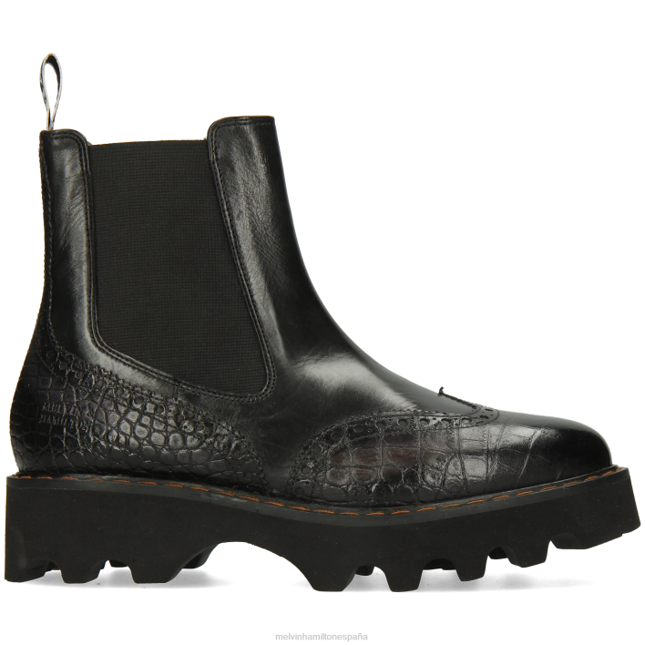 mega 37 mujer Melvin & Hamilton negro JRT4911 botines