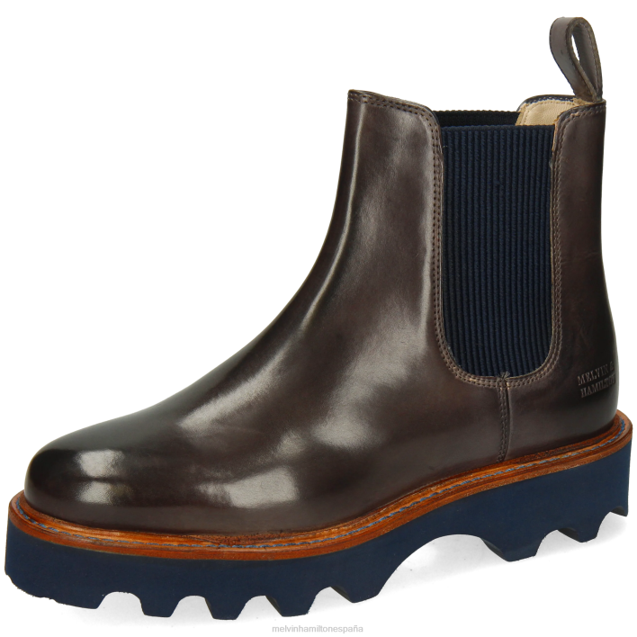 mega 3 mujer Melvin & Hamilton gris JRT4877 botines
