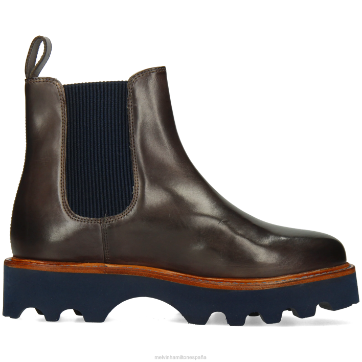mega 3 mujer Melvin & Hamilton gris JRT4877 botines