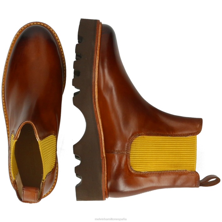 mega 3 mujer Melvin & Hamilton marrón JRT4844 botines