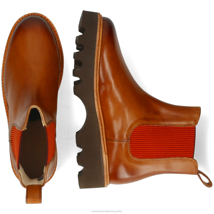 mega 3 mujer Melvin & Hamilton marrón JRT4932 botines