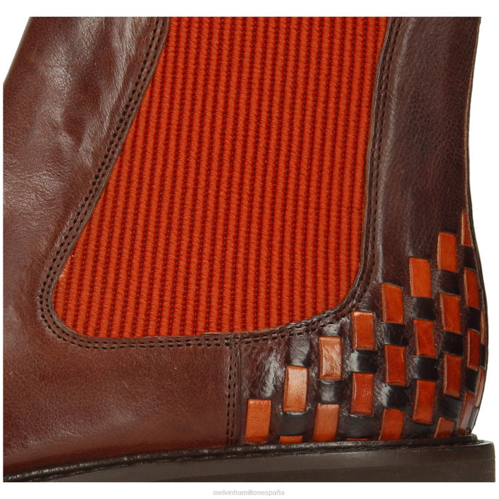 muchacha 10 mujer Melvin & Hamilton marrón JRT4889 botines