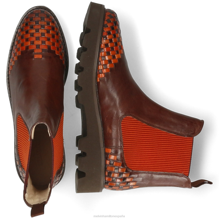 muchacha 10 mujer Melvin & Hamilton marrón JRT4889 botines