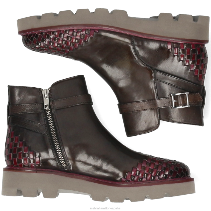 muchacha 14 mujer Melvin & Hamilton gris JRT4934 botines