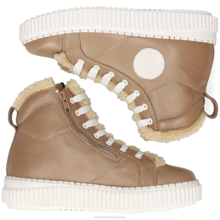 nuri 12 mujer Melvin & Hamilton gris JRT4945 botines