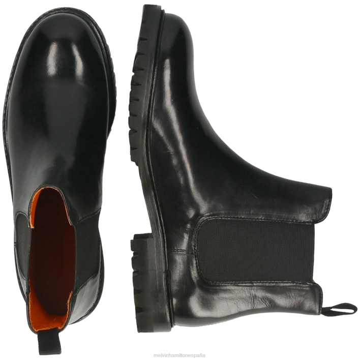 reina 8 mujer Melvin & Hamilton negro JRT4814 botines