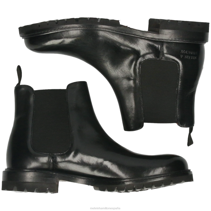reina 8 mujer Melvin & Hamilton negro JRT4828 botines