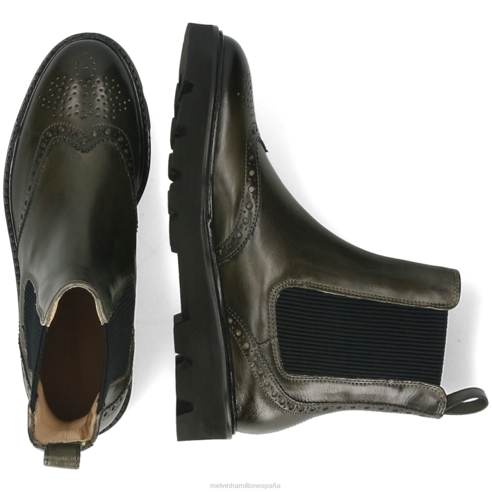 salida 112 mujer Melvin & Hamilton caqui JRT4951 botines