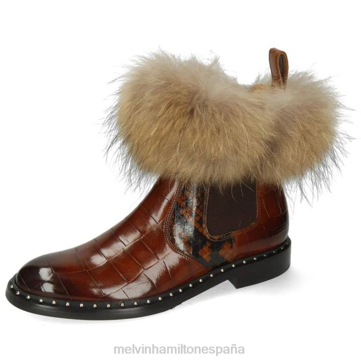 salida 114 mujer Melvin & Hamilton marrón JRT4972 botines