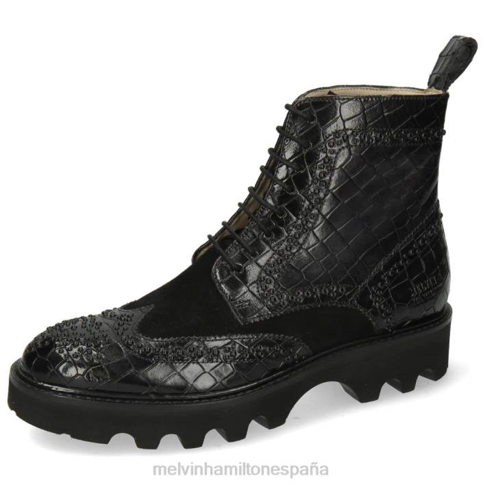 salida 120 mujer Melvin & Hamilton negro JRT41141 botines