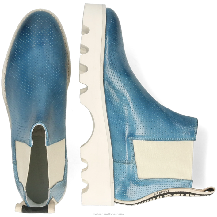 salida 175 mujer Melvin & Hamilton azul JRT41073 botines