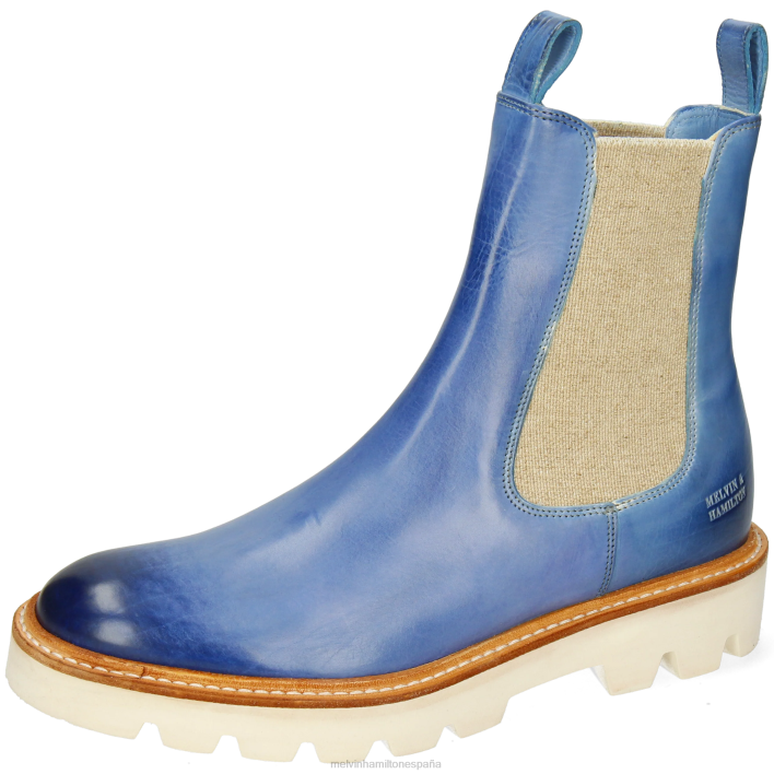 salida 186 mujer Melvin & Hamilton azul JRT4862 botines