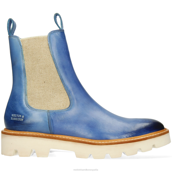 salida 186 mujer Melvin & Hamilton azul JRT4862 botines