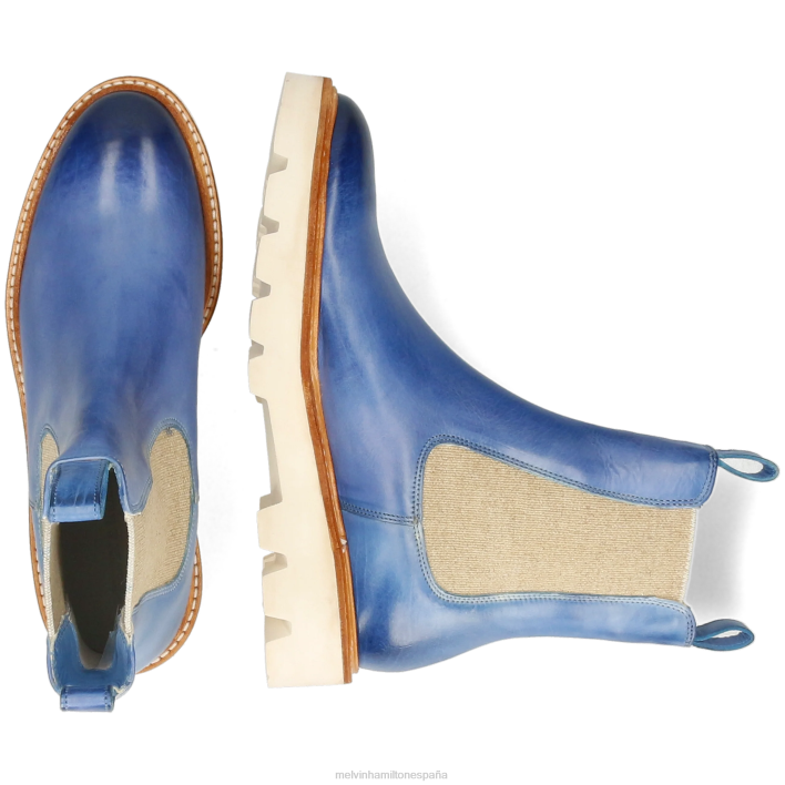 salida 186 mujer Melvin & Hamilton azul JRT4862 botines
