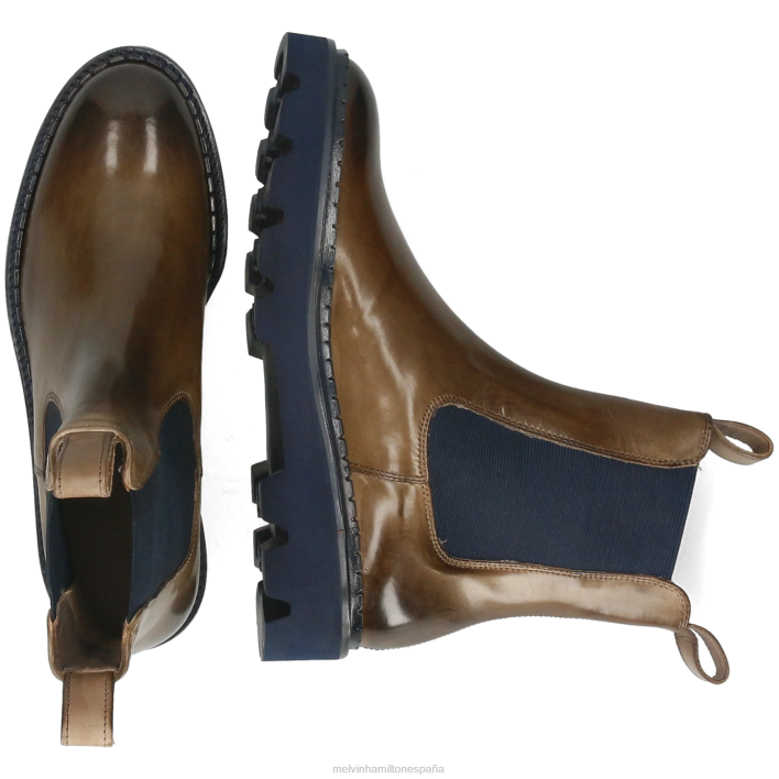 salida 186 mujer Melvin & Hamilton marrón JRT4815 botines