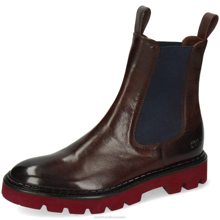 salida 186 mujer Melvin & Hamilton marrón JRT4860 botines
