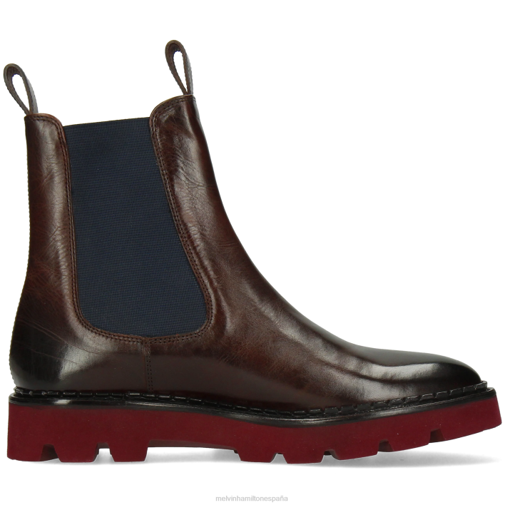 salida 186 mujer Melvin & Hamilton marrón JRT4860 botines