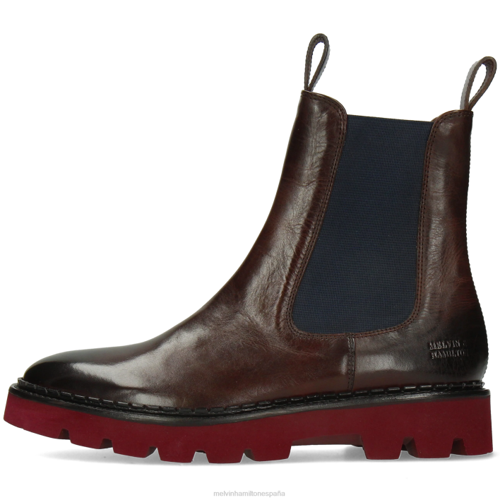 salida 186 mujer Melvin & Hamilton marrón JRT4860 botines