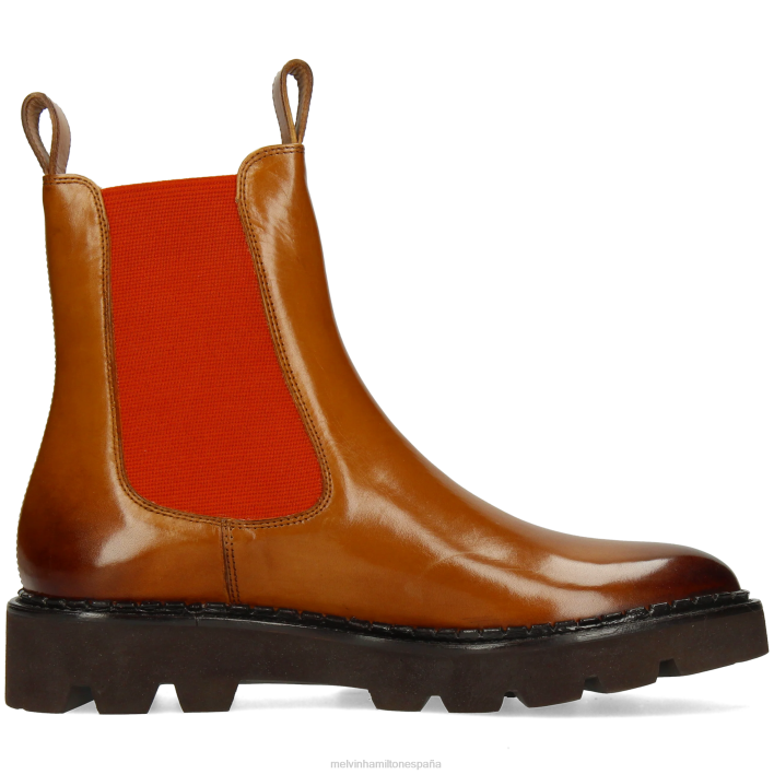 salida 186 mujer Melvin & Hamilton marrón claro JRT4885 botines