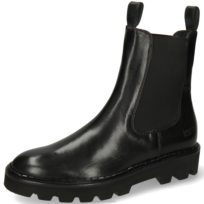 salida 186 mujer Melvin & Hamilton negro JRT4779 botines