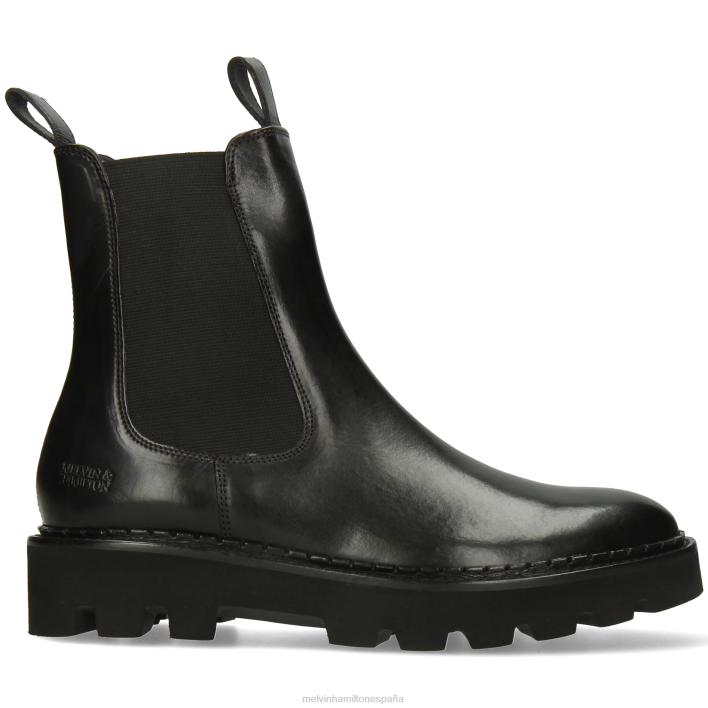 salida 186 mujer Melvin & Hamilton negro JRT4779 botines