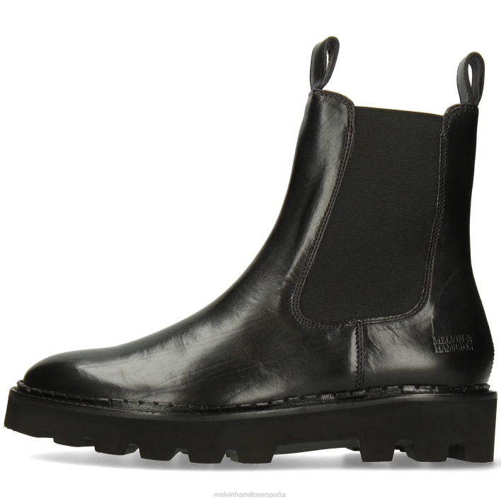 salida 186 mujer Melvin & Hamilton negro JRT4779 botines