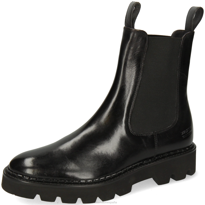 salida 186 mujer Melvin & Hamilton negro JRT4908 botines
