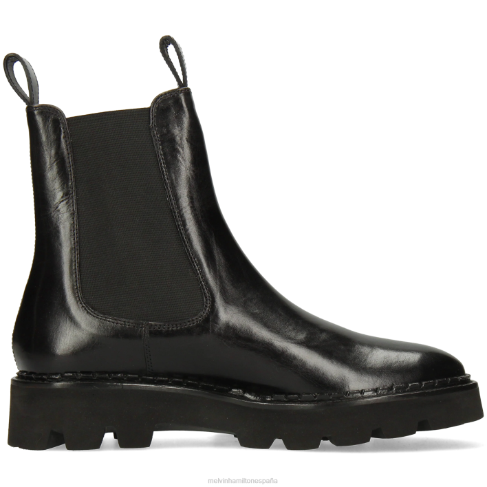 salida 186 mujer Melvin & Hamilton negro JRT4908 botines