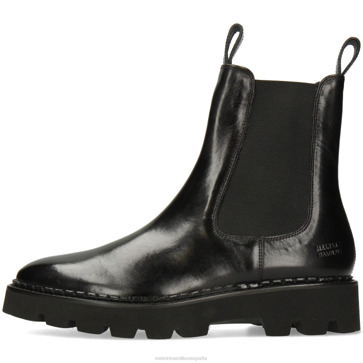 salida 186 mujer Melvin & Hamilton negro JRT4908 botines