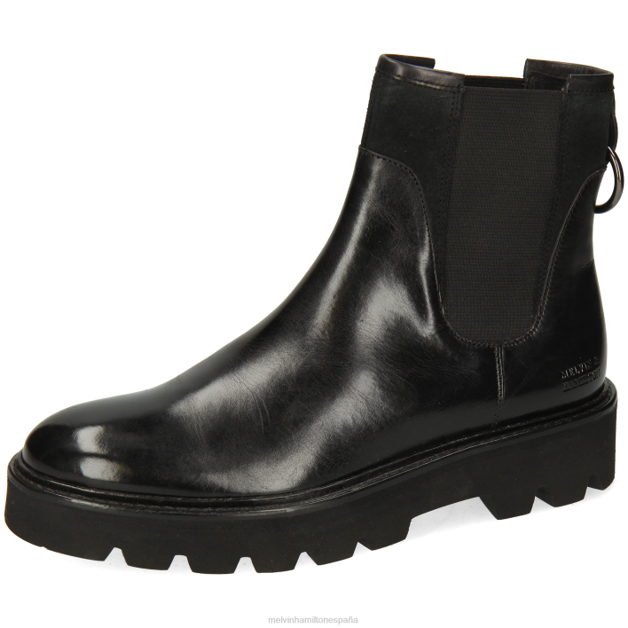 salida 187 mujer Melvin & Hamilton negro JRT4917 botines