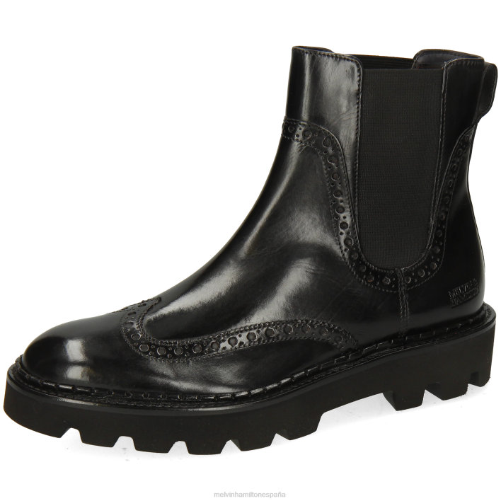 salida 192 mujer Melvin & Hamilton negro JRT4802 botines