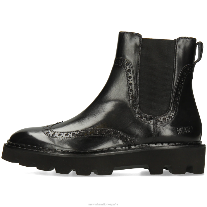 salida 192 mujer Melvin & Hamilton negro JRT4802 botines