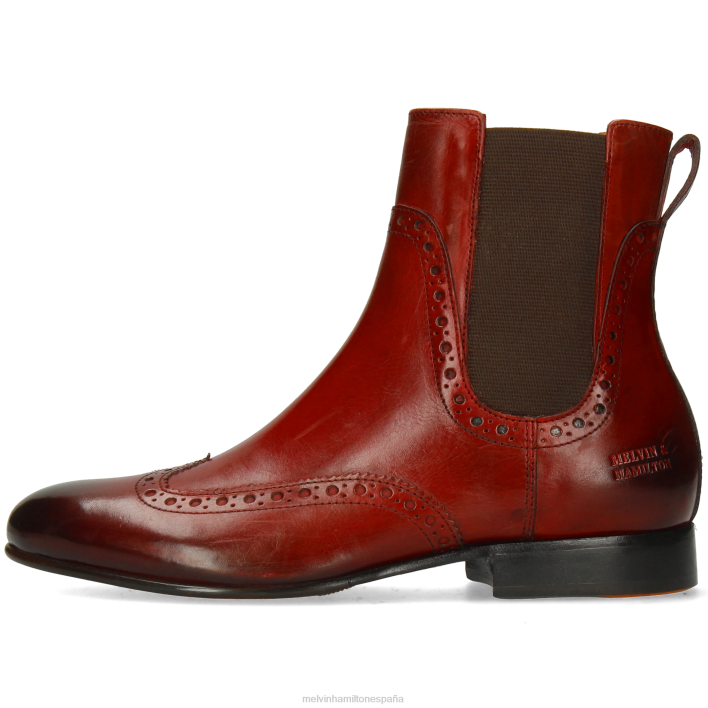 salida 192 mujer Melvin & Hamilton rojo JRT4833 botines