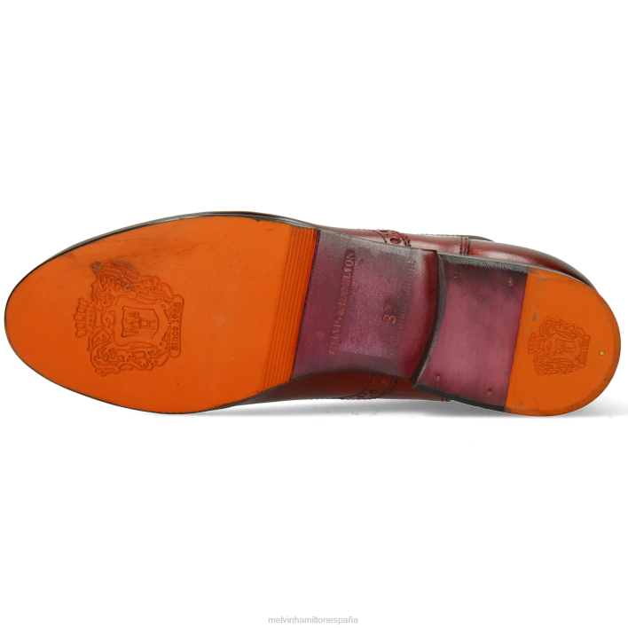salida 192 mujer Melvin & Hamilton rojo JRT4833 botines