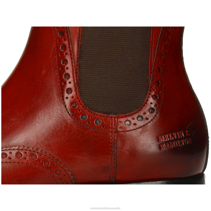 salida 192 mujer Melvin & Hamilton rojo JRT4833 botines