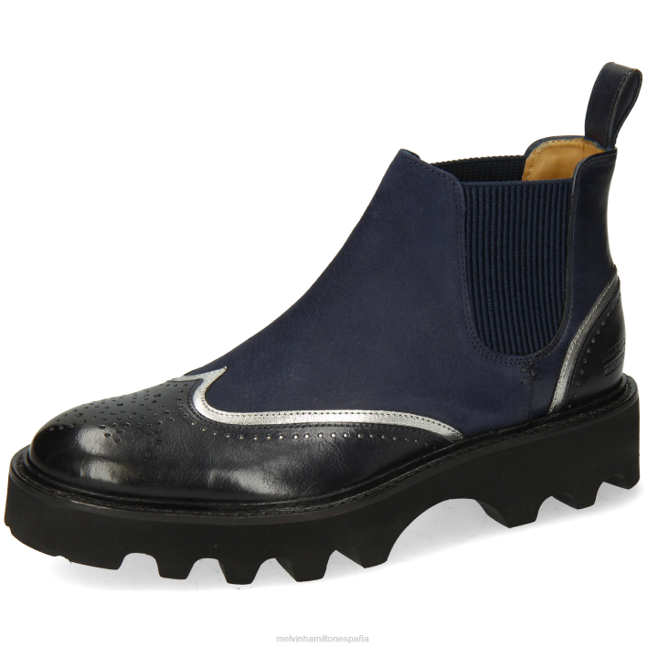 salida 19 mujer Melvin & Hamilton azul JRT4886 botines