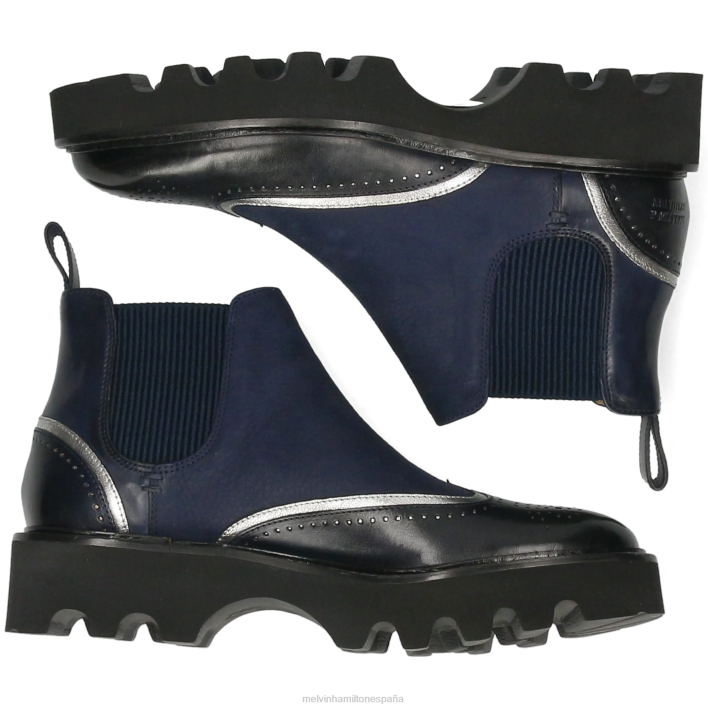 salida 19 mujer Melvin & Hamilton azul JRT4886 botines
