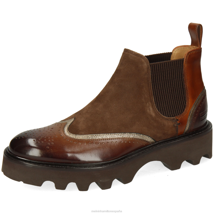 salida 19 mujer Melvin & Hamilton marrón JRT4822 botines
