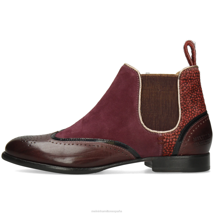 salida 19 mujer Melvin & Hamilton púrpura JRT41087 botines