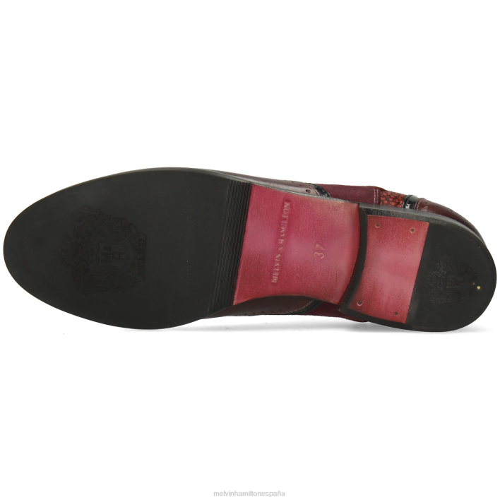 salida 19 mujer Melvin & Hamilton púrpura JRT41087 botines